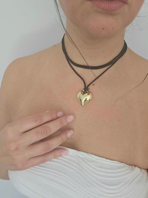 GOLD HEART PENDANT