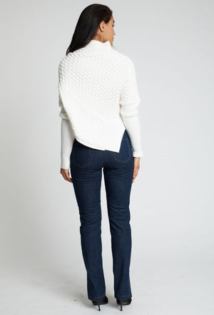 Zipper Knit - White