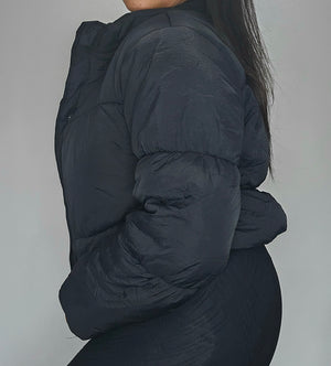 ALL-STAR PUFFER JACKET- BLACK