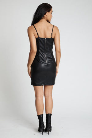 FUTURA DRESS BLACK/BLUSH