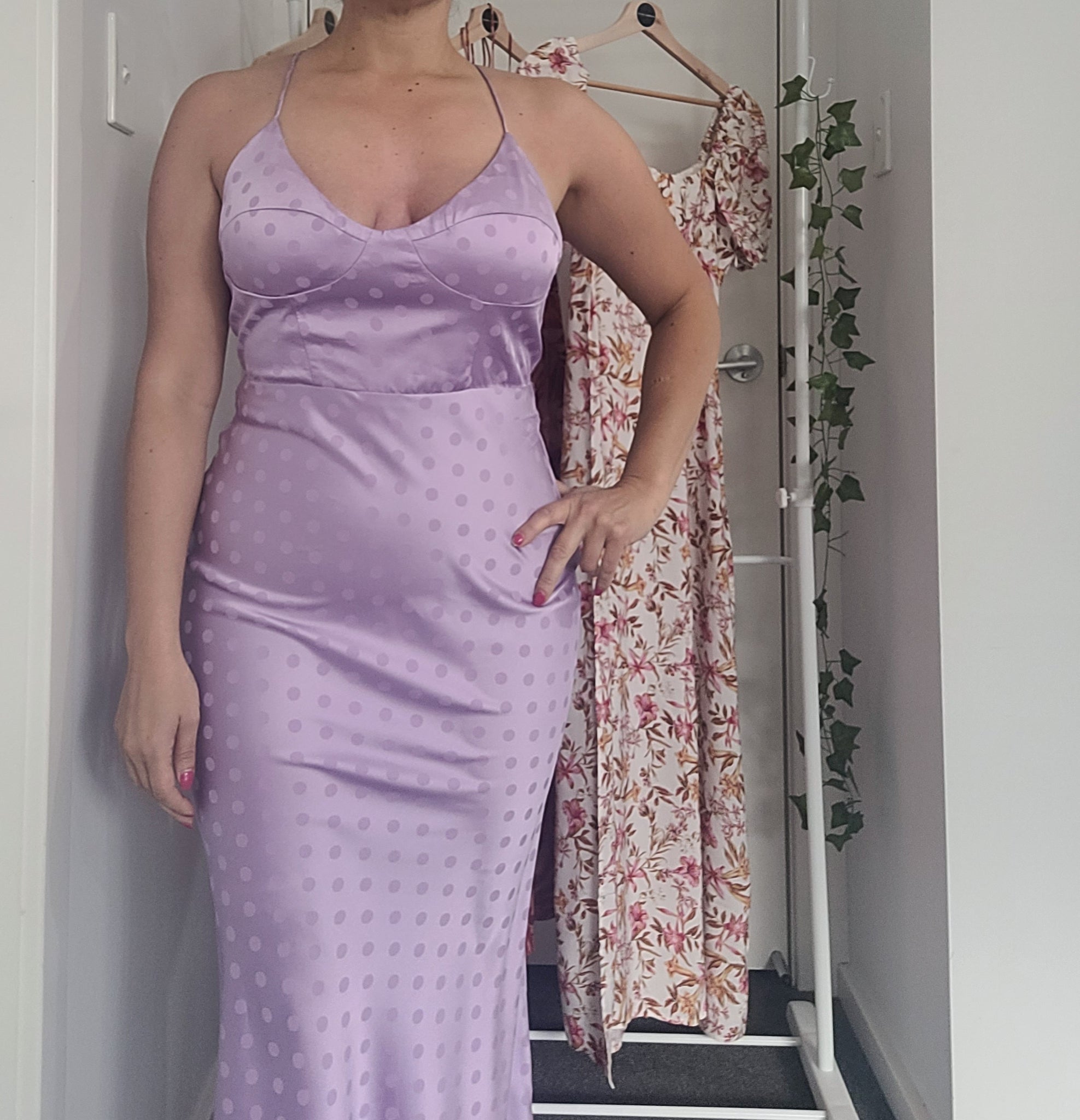 RAPTURE SLIP DRESS - LILAC