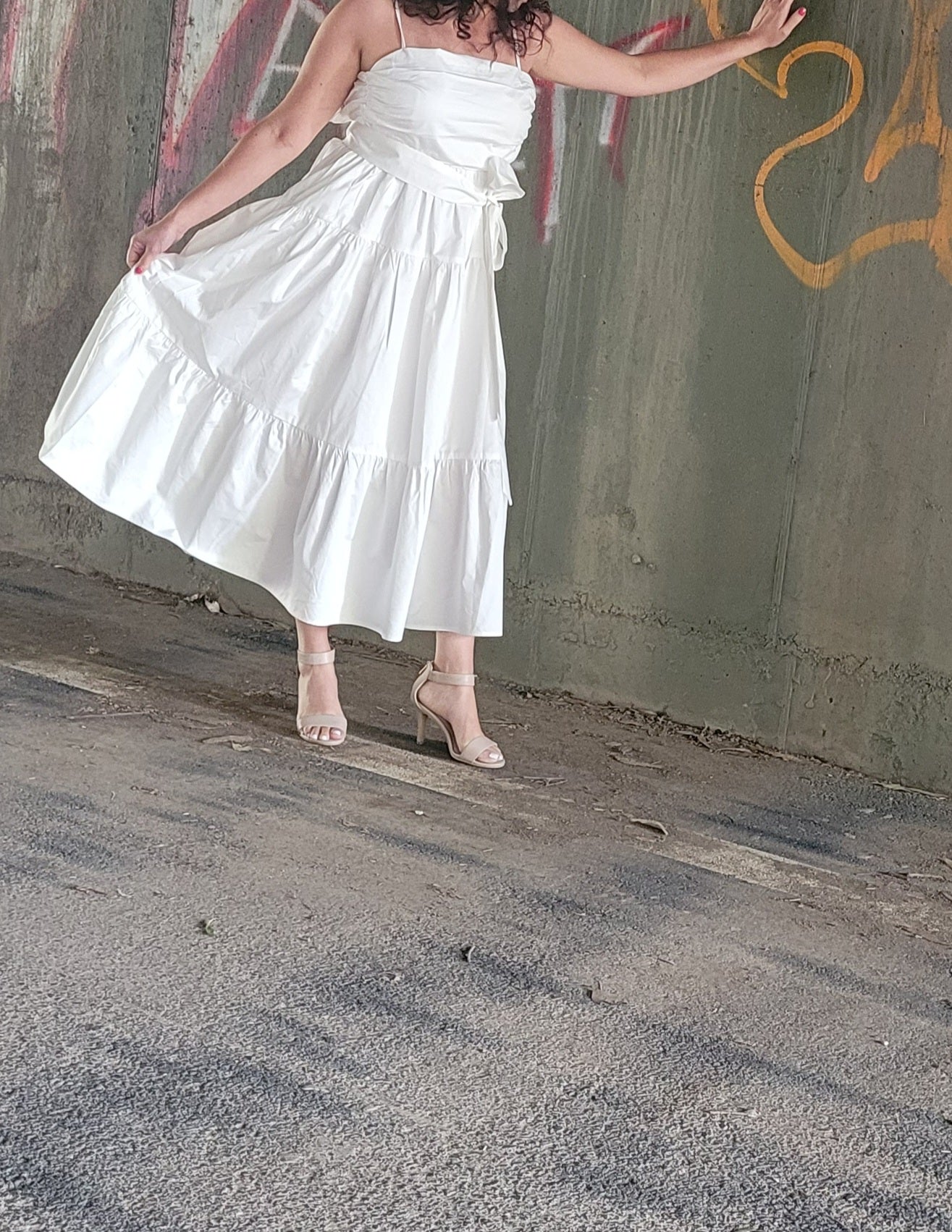 SABRINA DRESS WHITE