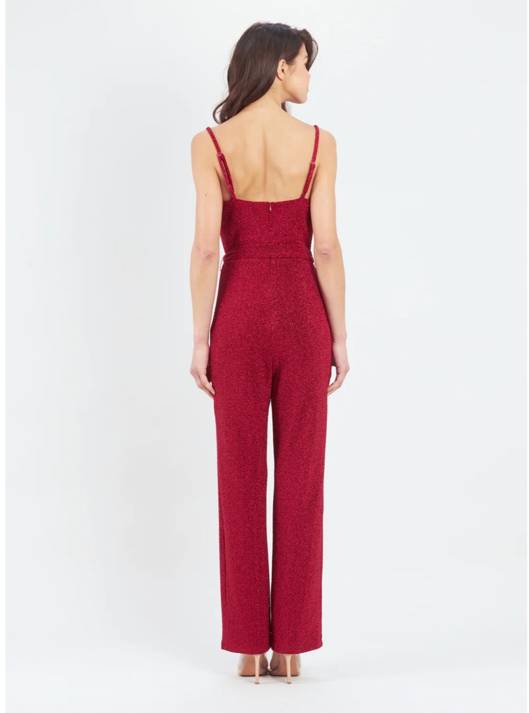UNLEASH JUMPSUIT - RED