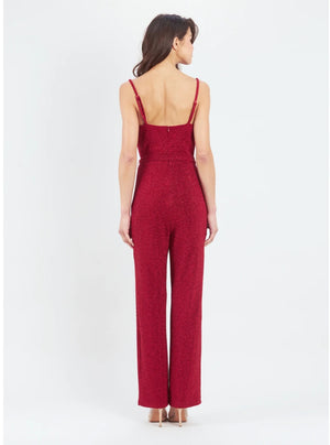 UNLEASH JUMPSUIT - RED