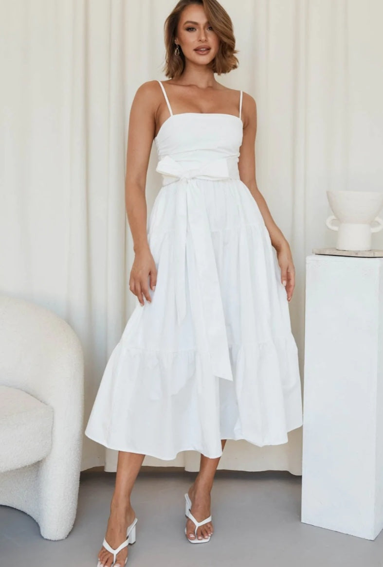 SABRINA DRESS WHITE