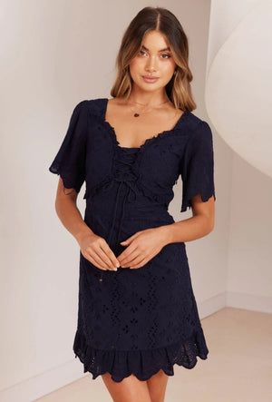 MARGARET DRESS NAVY