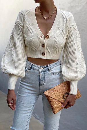 SADIE CARDIGAN - IVORY