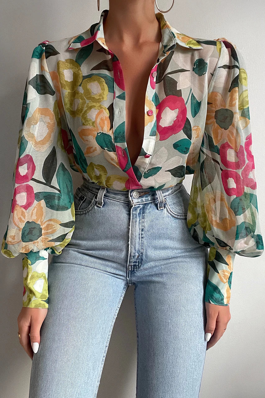 CHI CHI BLOUSE - TROPICAL