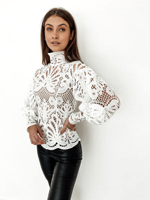 VICTORIA BLOUSE - WHITE