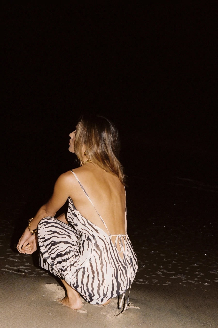 INSTINCT DRESS - ZEBRA