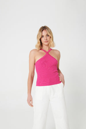 COSMIC BABY KNIT TOP - PINK
