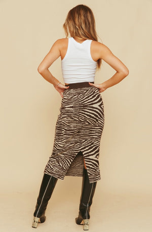 MOLLY SKIRT - ANIMAL PRINT