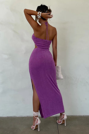 JODI MIDI DRESS - GRAPE