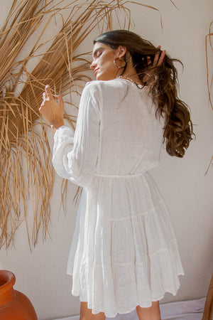 SABELLE DRESS - WHITE