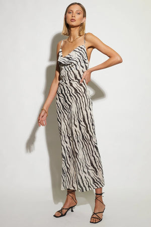 INSTINCT DRESS - ZEBRA