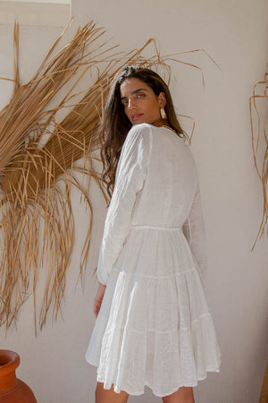 SABELLE DRESS - WHITE