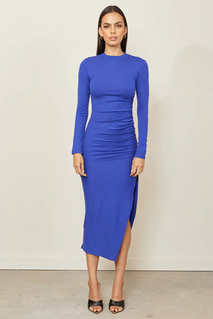 MONITA MIDI DRESS - ROYAL